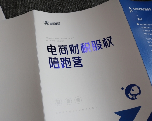 电商四折页印刷、关门折艺术纸折页定制